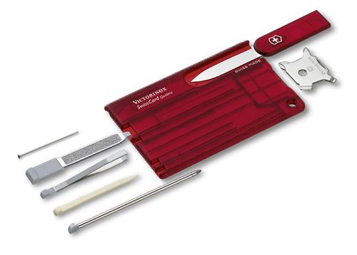 Victorinox SwissCard Quattro Red