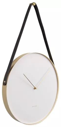 Designové nástěnné hodiny Karlsson KA5767WH 34cm
