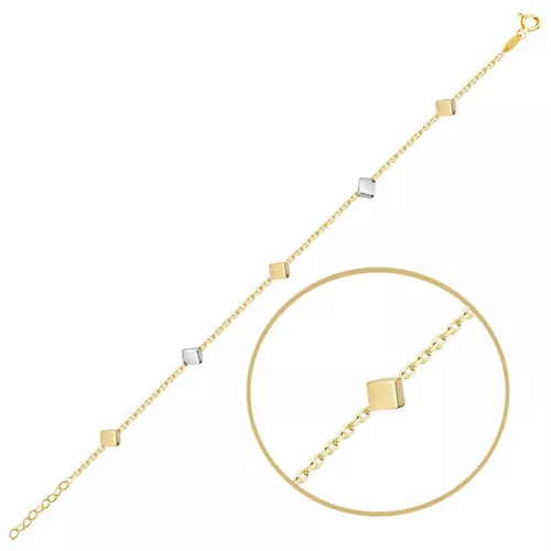 MINET Moderní zlatý náramek Au 585/1000 1,95g