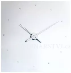 Hodiny Nomon OJ bílé 50cm