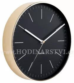 Hodiny Karlsson 5695BK 28cm