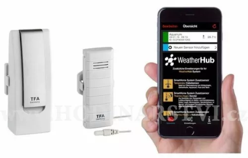 Bezdrátový monitor klimatu TFA 31.4004.02 WEATHERHUB - startovní balíček č. 4