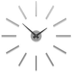 Hodiny CalleaDesign 10-301-2 62 cm stříbrná