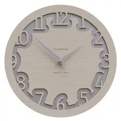 Hodiny CalleaDesign 10-002-81 Labyrinth 30 cm dub