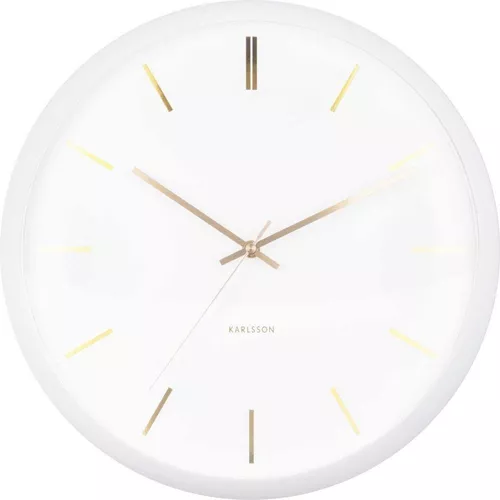 Designové nástěnné hodiny Karlsson KA5840WH 40cm