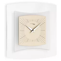 Designové nástěnné hodiny I059TR caffé latte IncantesimoDesign 35cm