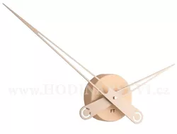 Designové nástěnné hodiny Future Time FT9650CM Hands champagne 60cm