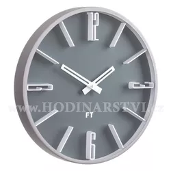 Designové nástěnné hodiny Future Time FT6010GY Numbers 30cm