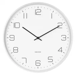 Designové nástěnné hodiny Karlsson KA5751WH 40cm