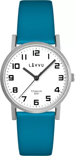 LAVVU Stříbrné dámské titanové hodinky MANDAL LWL5033