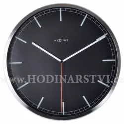 Hodiny NEXTIME 3071zw Company Black Stripe 35cm