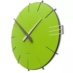 Hodiny CalleaDesign 10-019-76 Mike 42 cm zelené jablko