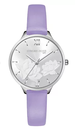 Hodinky SUNDAY ROSE Fashion Pastel Violet SUN-F14