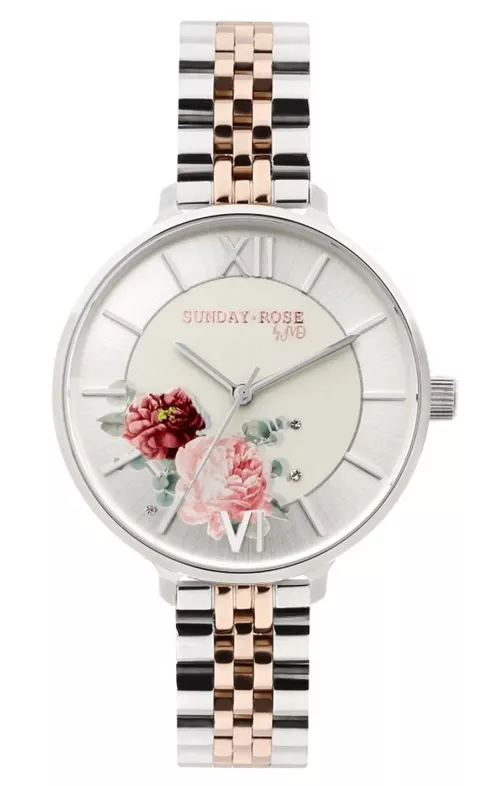 Hodinky SUNDAY ROSE Spirit bicolor SUN-S12