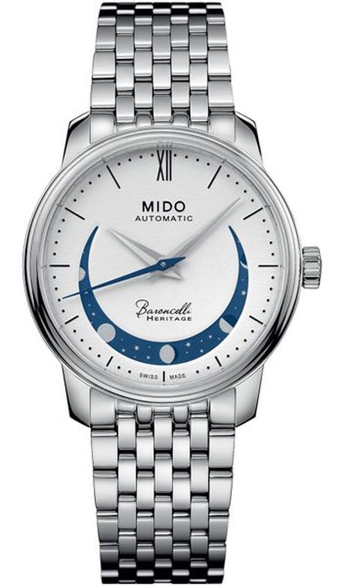 Mido Baroncelli Smiling Moon Lady M027.207.11.010.01