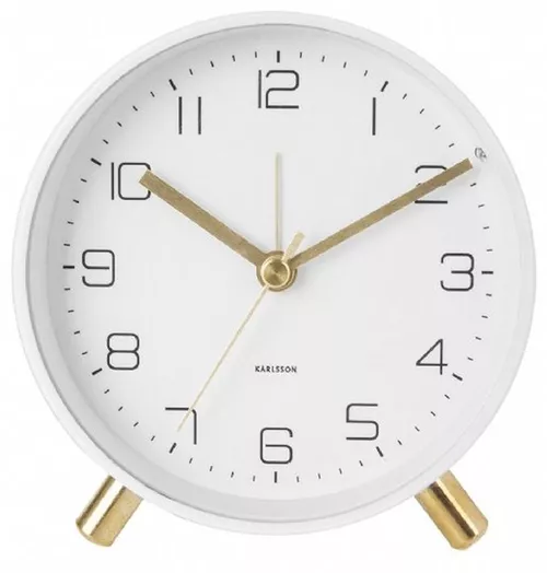 Designový budík KA5752WH Karlsson 11cm