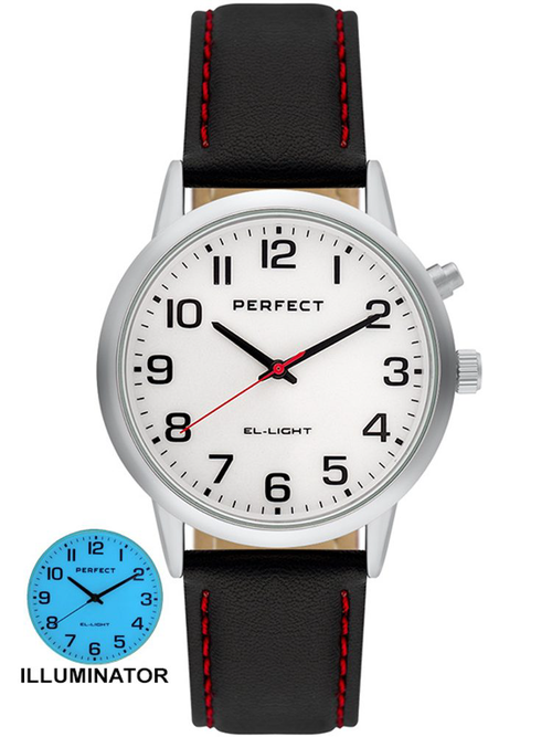 Pánské hodinky Perfect s osvětlením EL001W-02