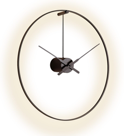 Nomon Ombra mini 55 cm - Designové nástěnné hodiny s LED podsvětlením v rámu