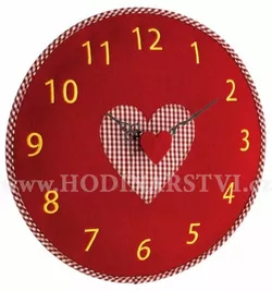 Nástěnné hodiny s motivem srdce TFA 60.3025.05