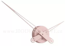 Designové nástěnné hodiny Future Time FT9650PI Hands pink 60cm