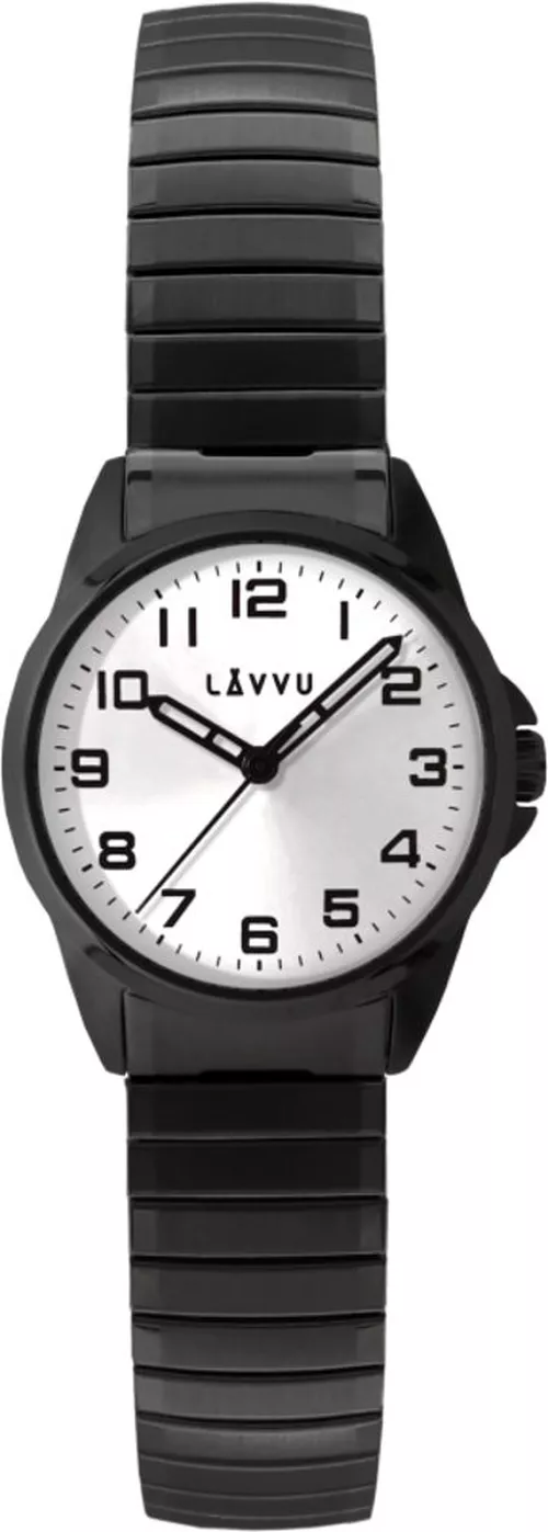 Dámské pružné hodinky LAVVU LWL5015 STOCKHOLM Small Black