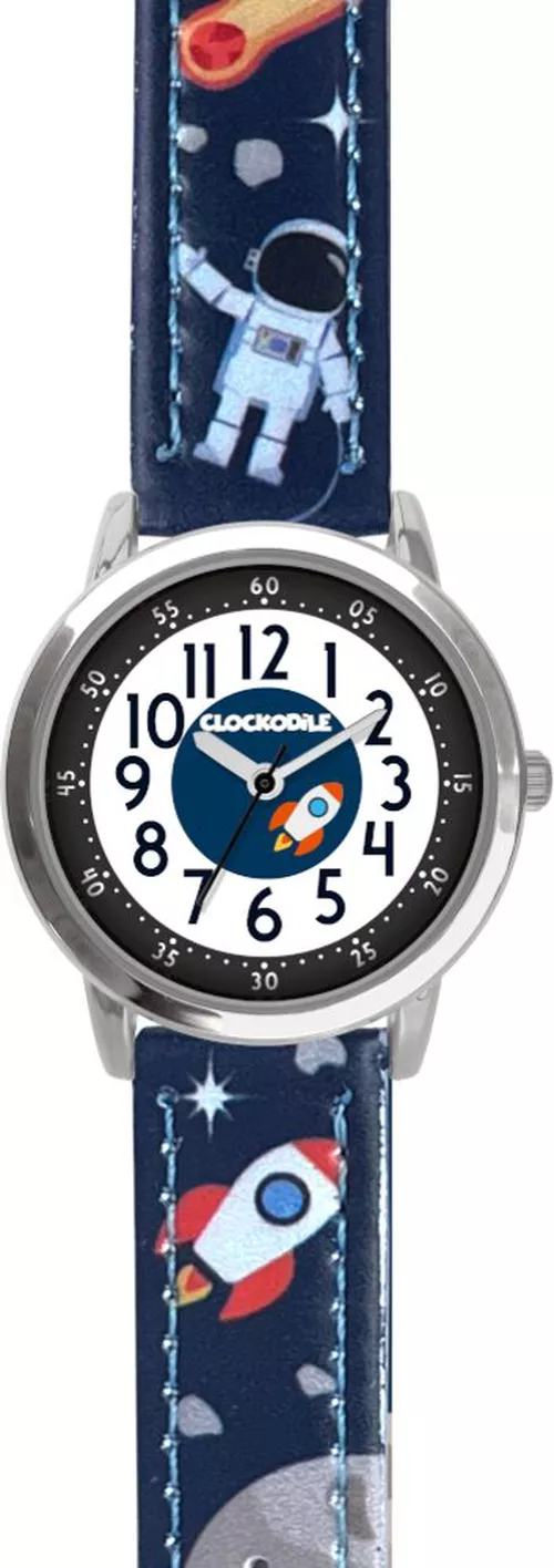 CLOCKODILE Svítící tmavě modré chlapecké VESMÍR