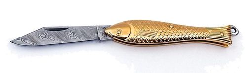 Mikov Nůž Mikov rybička (pozlacená) 130-DZ-1