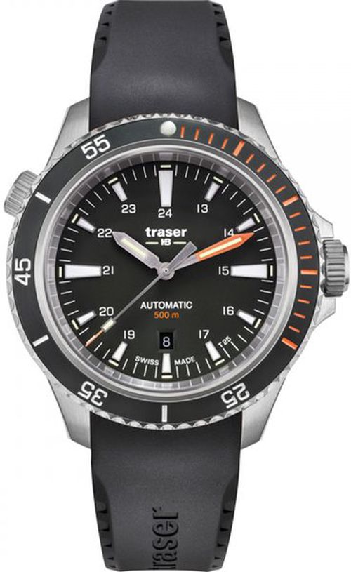 Traser P67 Diver Automatic Black černá pryž