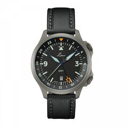 Laco Flieger Frankfurt GMT Schwarz