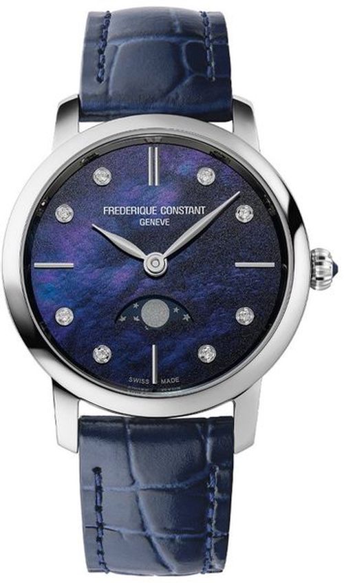 Frederique Constant Slimline Ladies Moonphase Quartz FC-206MPND1S6