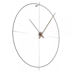 Designové nástěnné hodiny Nomon Bilbao N BilbaoBN černé 110cm