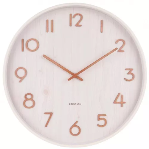 Designové nástěnné hodiny Karlsson KA5809WH 40cm