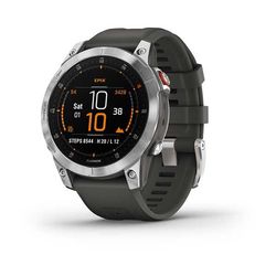 Garmin epix™ Silver/ Gray Silicone Band - 010-02582-01