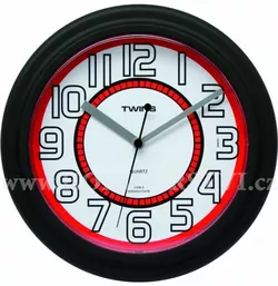 Hodiny Twins 406 black 23cm