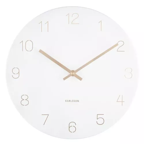 Designové nástěnné hodiny KA5788WH Karlsson 30cm