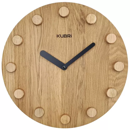 Dubové hodiny české výroby KUBRi 0061