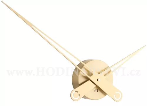 Designové nástěnné hodiny Future Time FT9650GD Hands gold 60cm