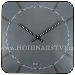 Hodiny NEXTIME 3173 Michael Dome Grey 35cm