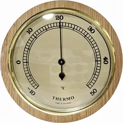 KUBRi 0241BASIC - teploměr osazený v dubovém dřevě