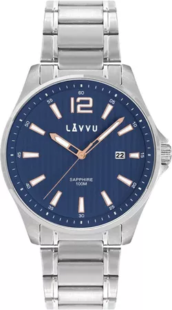Pánské hodinky se safírovým sklem LAVVU LWM0161 NORDKAPP Blue