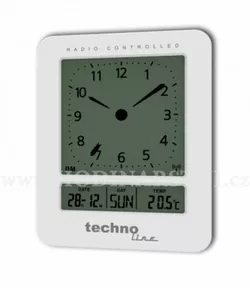 Budík s analogovým LCD displejem a teploměrem WT 745W