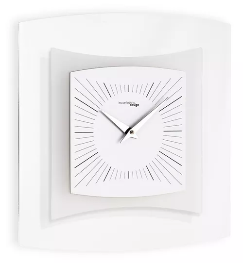 Designové nástěnné hodiny I059BN white IncantesimoDesign 35cm