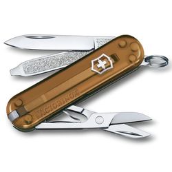 Victorinox SA Nůž Victorinox Classic SD Transparent Colors Chocolate Fudge